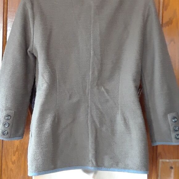 Banana Republic Cotton Grey Blazer/Jacket - Picture 6 of 8